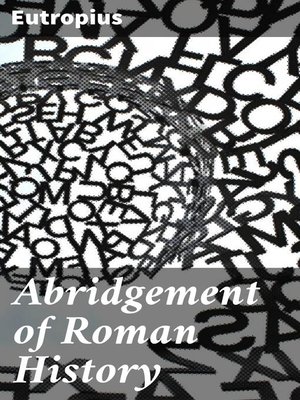 cover image of Abridgement of Roman History